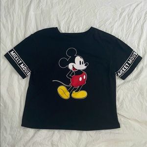 Mickey Mouse cropped tshirt